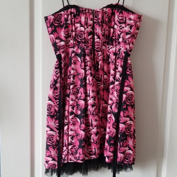 NWOT Guess Pink and Black Dress Jewel sash - Picture 5 of 8